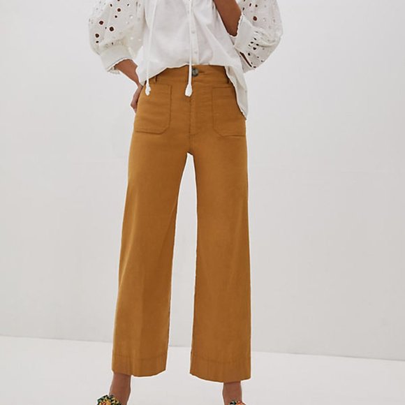 Anthropologie Pants - [Sold] Anthropologie Cedar Colette Wide-Leg Pants - 30